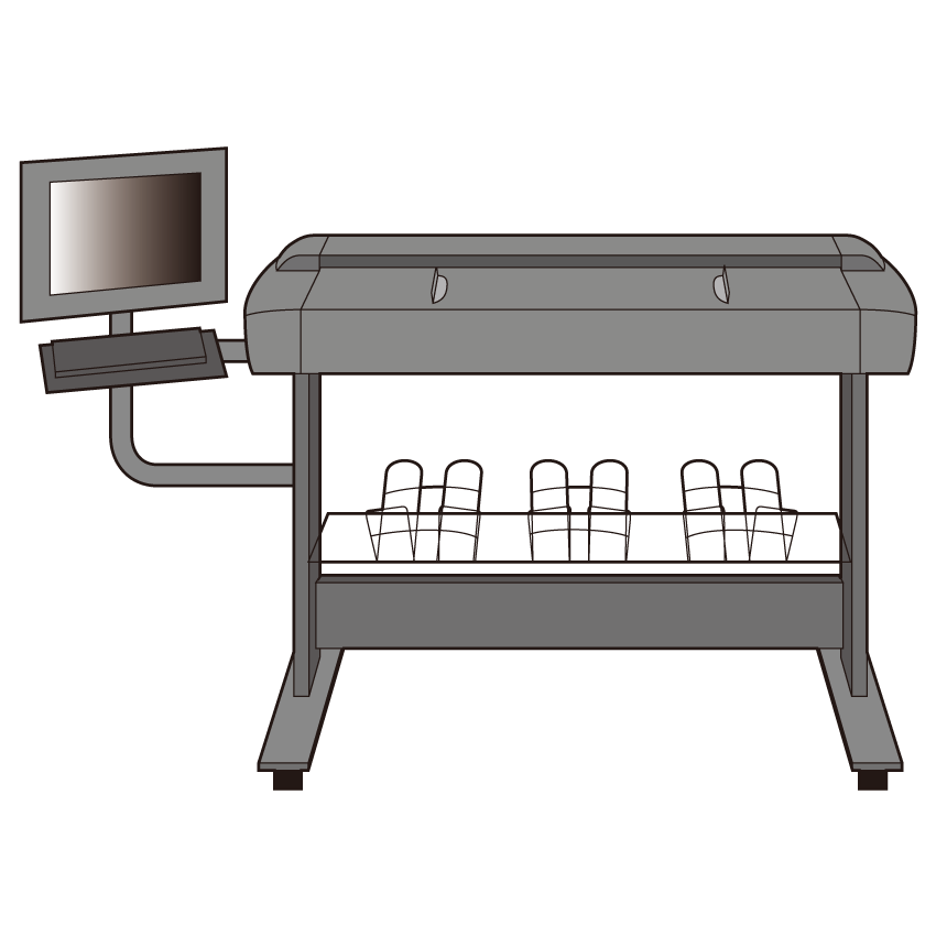 HP Designjet 4500スキャナ